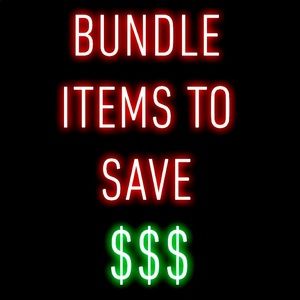 Bundle items for discounts!